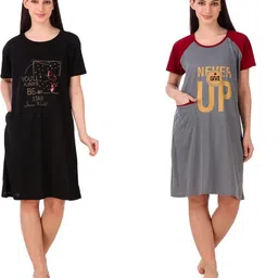 ovida Pack of 2 Women Nightshirts-picture-15