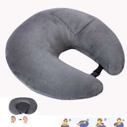 Nursing Pillow removable cover Ergonomic Breastfeeding cushion for Baby & Mom Breastfeeding Pillow-image-8