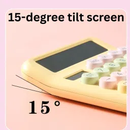clairbell Desktop Calculator, 12-Digit Large LCD and Large Buttons for Office, Homes U331 Basic Calculator image 5