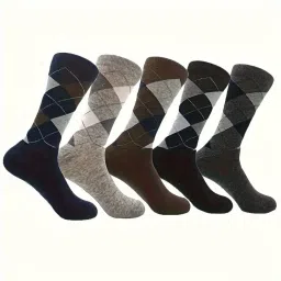 Men Printed Mid-Calf/Crew-14