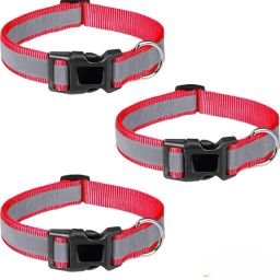 Adjustable Reflective No-Pull Choke Free Neck Collar Dog Everyday Collar-image-66