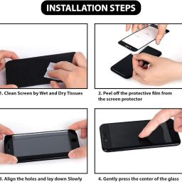 EITANSHA CREATION Edge To Edge Tempered Glass for Redmi A4 5G, Redmi 14C 5G, POCO C75 5G, POCO M7 5G, POCO C71 image 5