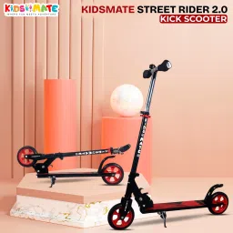 Street Rider 2.0 Foldable Kick Scooter for Kids | 2 Wheel with Adjustable Height Kids Scooter-picture-20