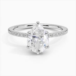 Silver Zircon Platinum Plated Ring-image-29