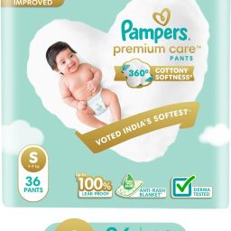 Premium Care Diaper Pants with 360 Cottony Softness - S-12