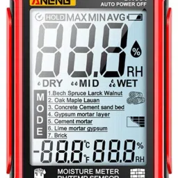 7-in-1 Digital Hygrometer for Building Supplies, Wall Seepage Meter with Temperature Measurement Pin-Type Digital Moisture Measurer-18