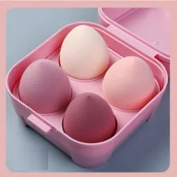 Sponge Make up 4pcs makeup blender puff makeup with colorful storage box-15