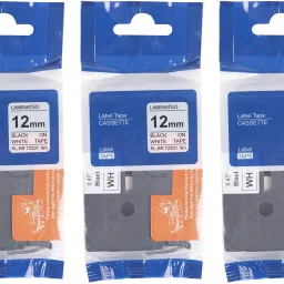COMPATIBLE For Brother TZE 231 12mm Black on White Black Ink Cartridge-image-5