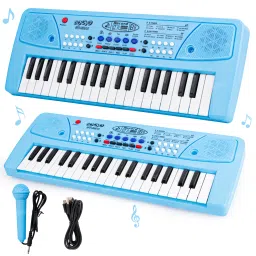 Key Piano Keyboard Toy with Power Option,Recording & Mic, Electronic Piano-image-32