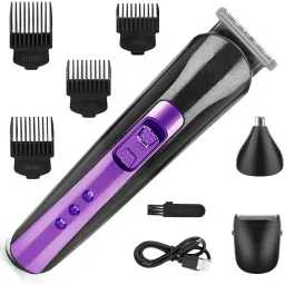 SWXB Electric 3In 1 hair clipper nose hair trimmer electric shaver beard trimmer Grooming Kit 60 minRuntime 4 Length Settings-image-42
