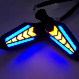 Universal Blue / Yellow LED Running Light DRL Bike Turn Signal Indicator Lamp Indicator Light Motorbike LED (12 V, 12 W)-image-50