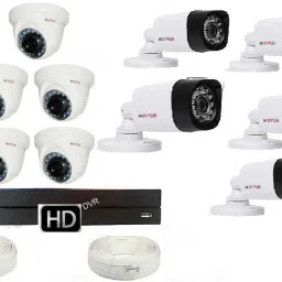 CP PLUS 16 ch dvr+ 5+5 dome and bullet + 2.4mb Security Camera-image-67