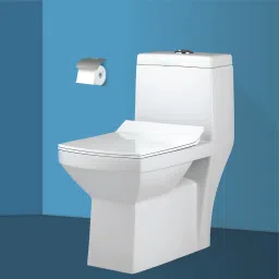 SPUTO-102 PREMIUM GRADE CERAMIC FLOOR MOUNTED ONE PIECE TOILET Western Commode Western Commode-10