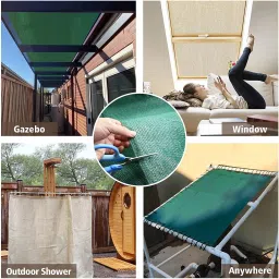 tundwal's Green Shade Net Size 10 x 10 Feet-G-39 Portable Green House image 2