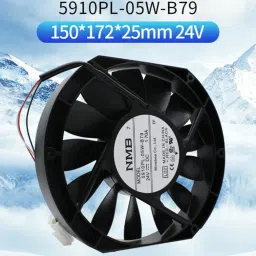 shoptron 24V 1.70A 150*172*25MM model-5910PL-05W-B79 HP server drive fan Cooling Fan All in one Cooler-34