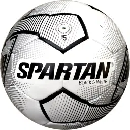 BLACK & WHITE Football - Size: 5-image-9