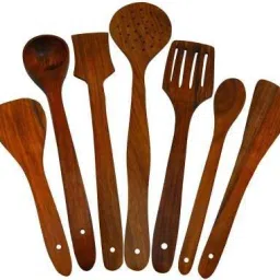 Wooden Serving Spoon Set-image-1