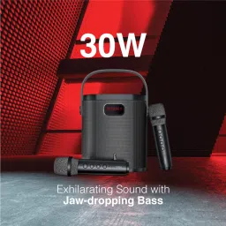FINGERS 2Mic-GrooveBox 30 W Bluetooth Speaker image 2