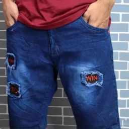 Self Design Men Denim Blue Denim Shorts-image-23