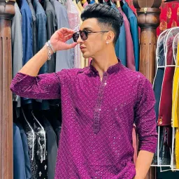 Men Embroidered Cotton Rayon Straight Kurta-picture-11