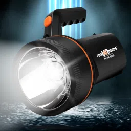 Emergency Long Range 120W Rechargeable Search Torch Light With Lithium Battery 8 hrs Torch Emergency Light-image-1