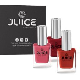 | NAIL PAINT (CORAL SUNSET - 292/ GOLDEN ORANGE - 249/ FIREY RED - 208) & LIPTINT (RED PUNCH M-24) | WATERPROOF & LONG LASTING-image-16