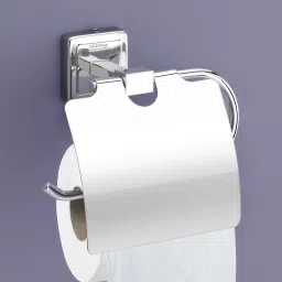 Crosslink 304 Grade Stainless Steel Decan Toilet Paper Roll Holder/Toilet Paper Holder in Bathroom/Bathroom Accessories (Chrome - Pack of 1) Stainless Steel Toilet Paper Holder-image-34
