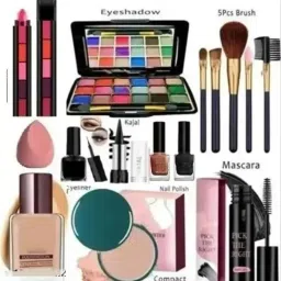 eyeshadow with eyeliner mascara compact & foundation (Pack of 11)-image-16