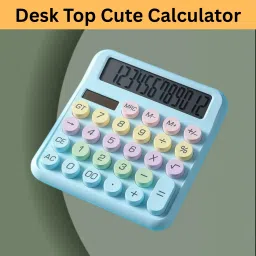 Desktop Calculator, 12-Digit Large LCD and Large Buttons for Office, Homes E381 Basic Calculator-13