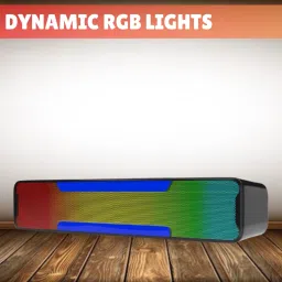 FRONY Megabar (PORTABLE HOME TV SOUNDBAR) High Quality Sound With RGB Light QA274 25 W Bluetooth Soundbar-image-29