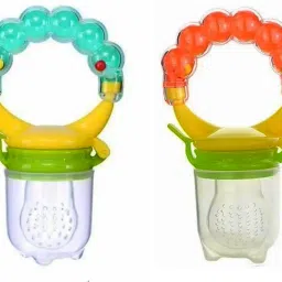 Baby Ring Style Food Feeder Nibbler Soother Pacifier Silicone Supplies Nipple Soother-15