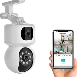 Bzrqx Smart HD WiFi with 4X Digital Zoom, IR Color Night Vision, and Two-Way Audio Security Camera-15