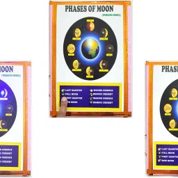 ontex electronics Ontex Different Phases of moon Working Model and Science Teaching Aid Educational Electronic Hobby Kit image 3