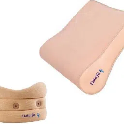 Cervical Collar with Soft Collar Support & Cervical Spondylitis Neck Pillow Neck Support-16