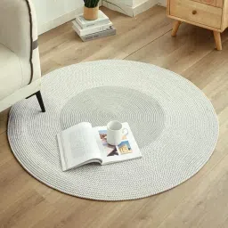 Chair Cushion Base Mat Round Carpet Indoor and Outdoor Rug Pad-image-0