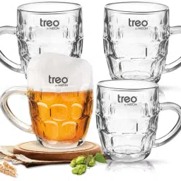 Cascade Cool Glass Beer, Set of 4, 292 ml Each| Serve Whiskey | Wine | Juice Glass Beer Mug-15