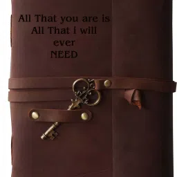 Handmade Diary with Love Quotes on leather Cover A5 Diary Unruled 144 Pages-6