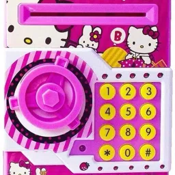 Piggy Bank Suitcase with Electronic Lock for Kids-16