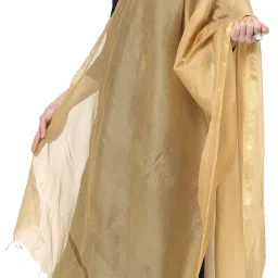 Art Silk Solid Gold Women Dupatta-image-20