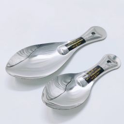 Steel Plain Spoon for Idli ((5cm*14cm) & (6cm*17cm) Stainless Steel Serving Spoon Set-image-13