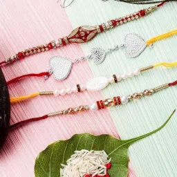 Designer Poonam_D_C4_583-ShopsyA-11 Assorted Rakhi Set-image-71