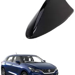 spreadx Shark Fin Roof Antenna Aerial ABS AM/FM Radio Signal for Baleno 2022 - Black Whip Vehicle Antenna-picture-32
