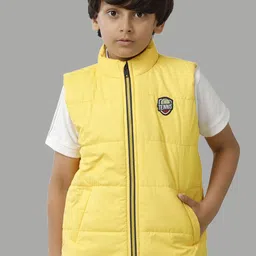UNDER FOURTEEN ONLY Boys Mock Collar Padded Jacket-image-82