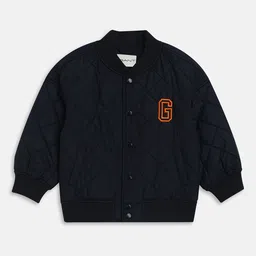GANT Boys Stand Collar Quilted Jacket-image-37