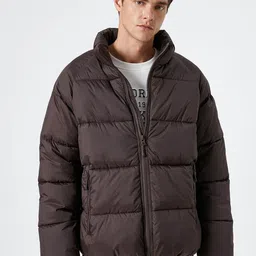 Koton Mock Collar Long Sleeves Padded Jacket-picture-25