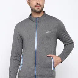 Van Heusen Mock Collar Cotton Sporty Jacket-picture-36