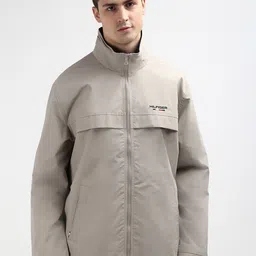 Tommy Hilfiger Men Solid Stand Collar Longline Sporty Jacket-picture-10