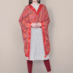 Dupatta Bazaar Striped Leheriya Dupatta image 2
