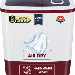 7.5 kg 5 Star Rating Innowash Range Semi Automatic Top Load Maroon, White-1