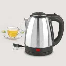 Electric Kettle with Stainless Steel Body (Silver & Black) Electric Kettle-image-5
